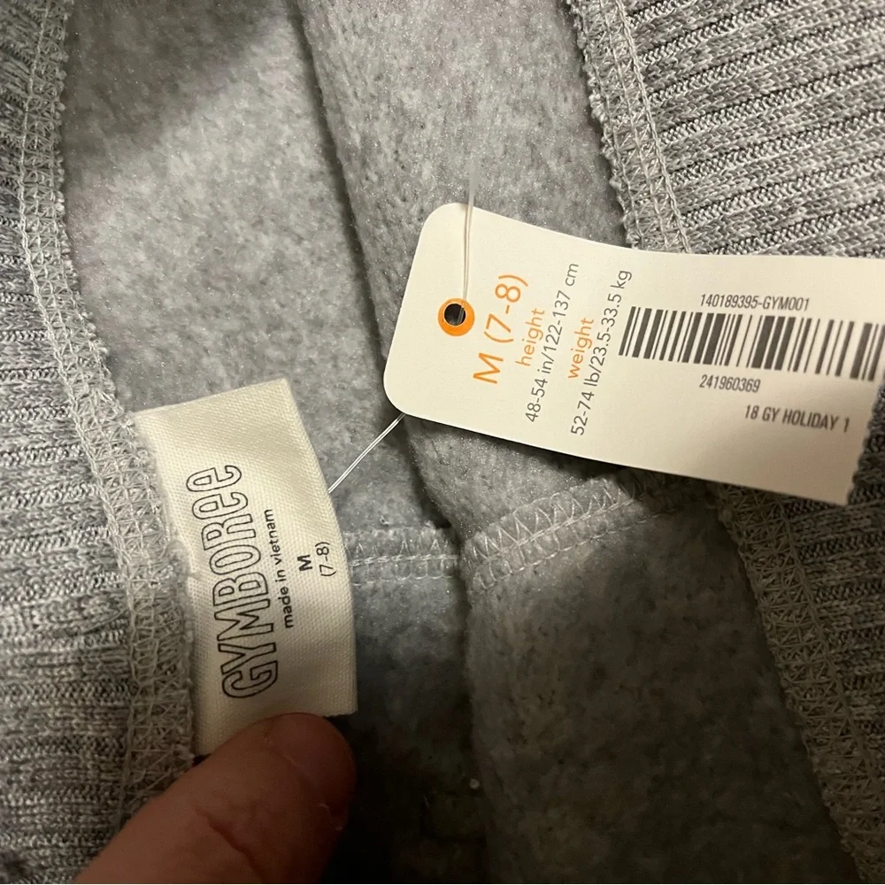 Camouflage and grey knit pants and sweater (fleece lined)